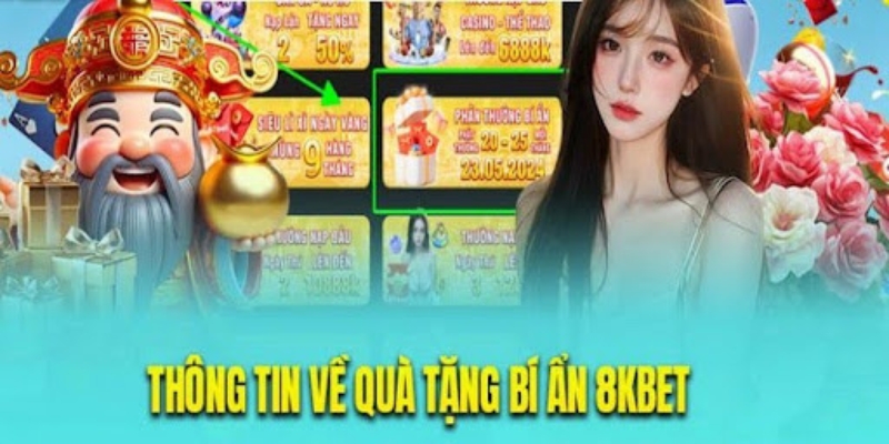 Thông tin quà tặng bí ấn 8KBET